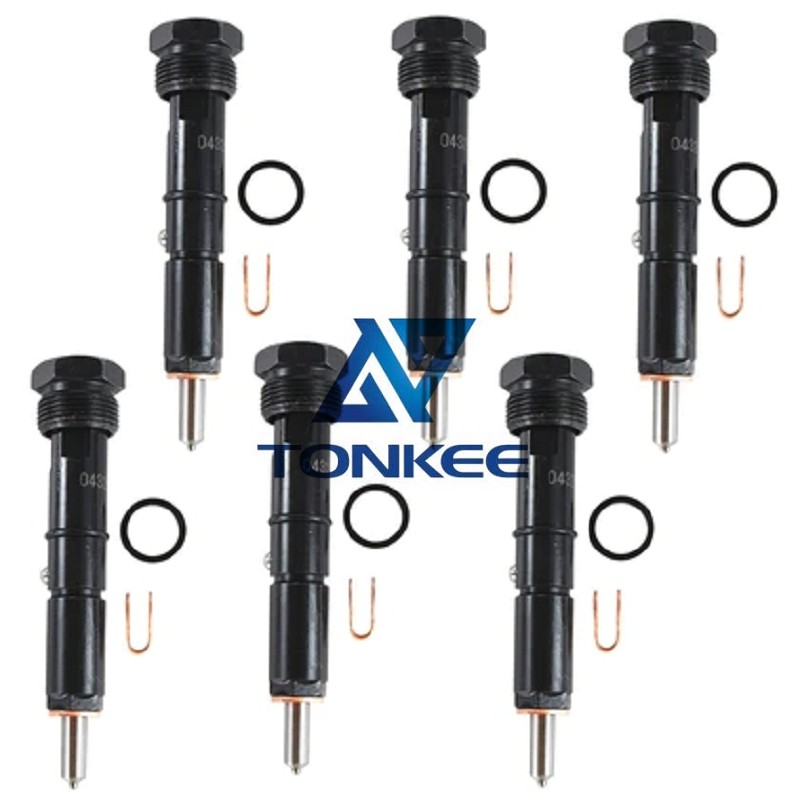 China 6PCS Fuel Injectors 0432133864 for Cummins 5.9L 6BT50HP Engine Dodge Ram 3500 2500 5.9L 1994-98 | Tonkee®_Excavator Hydraulics, Diesel Engine, SKS Hydraulic