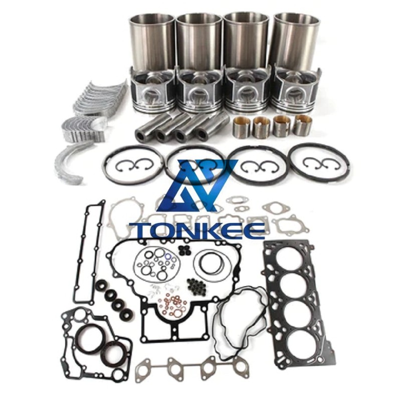 Shop V2607 V2607-T Engine Rebuild Kit for Bobcat S550 S570 S590 Excavator | Tonkee®_Excavator Hydraulics, Dieselmotor, SKS hydraulisch