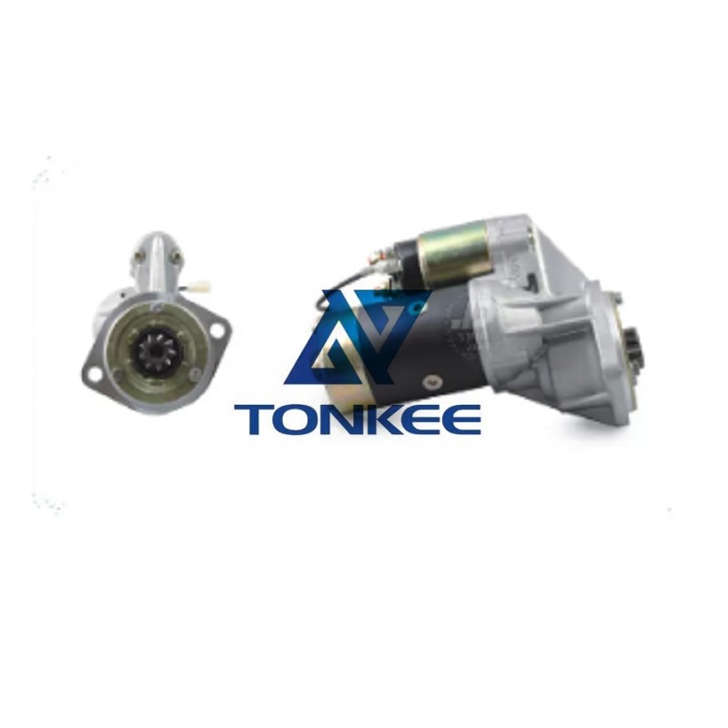 SH60 SK60 4JB1 Excavator Engine Parats 8-94423-452-0 9T Starter Motor_Excavator Hydraulics, Diesel Engine, SKS Hydraulic