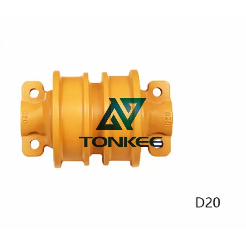 china D20 Double Flange Bulldozer Track Rollers Assembly With Heat Treatment