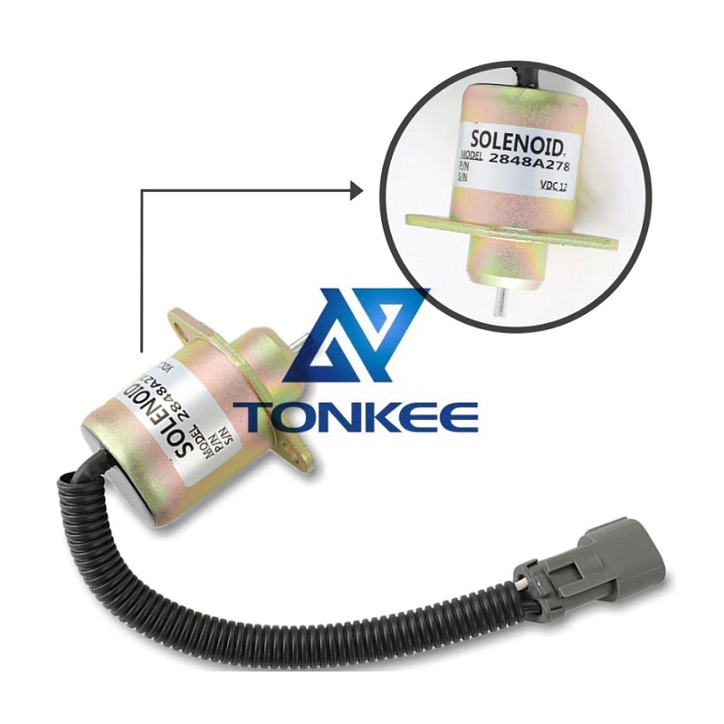 12V Diesel Engine Fuel Stop Solenoid Valve