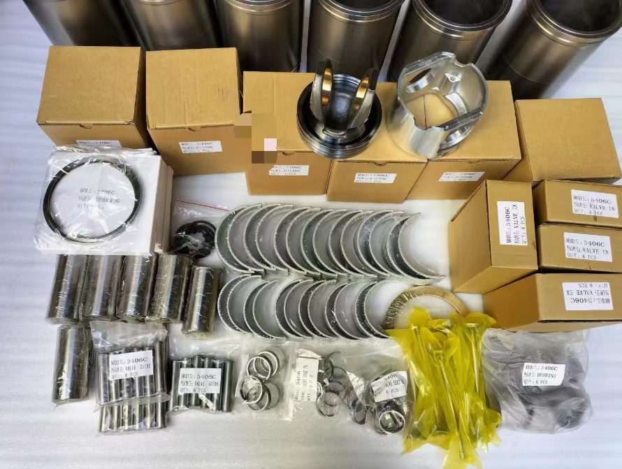 shop C12 C13 Diesel Engine Liner Kit Gasket Kit 3406 3412 3306 Crawler Excavator Main and Con Rod Bearing
